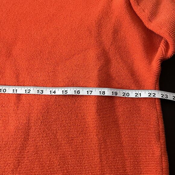 Free People Ottoman Slouchy Tunic Sweater Audacious Orange Small 262 - Picture 6 of 7